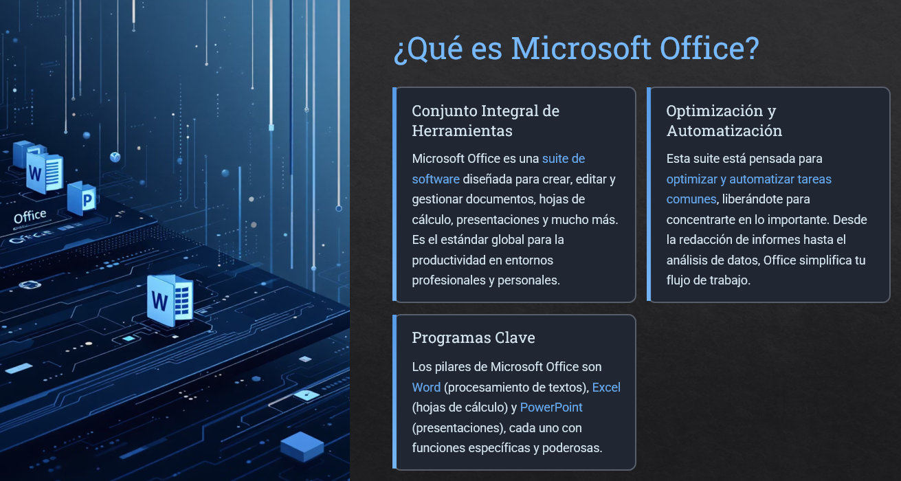 ¿QUÉ ES MICROSOFT OFFICE?